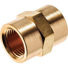 USA Sealing - 3/4" Brass Pipe Hex Coupling - First Tool & Supply