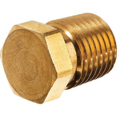 USA Sealing - 3/4" Brass Pipe Hex Head Plug - First Tool & Supply