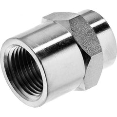 USA Sealing - 3/8 x 1/8" Galvanized Steel Pipe Reducing Hex Coupling - First Tool & Supply