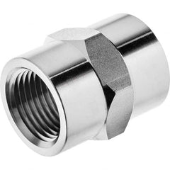 USA Sealing - 3/8" Galvanized Steel Pipe Hex Coupling - First Tool & Supply