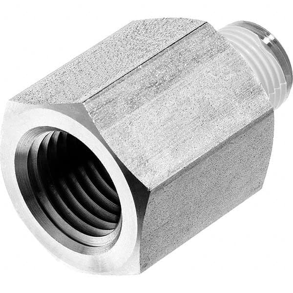 USA Sealing - 1/4 x 1/8" Galvanized Steel Pipe Reducing Adapter - First Tool & Supply