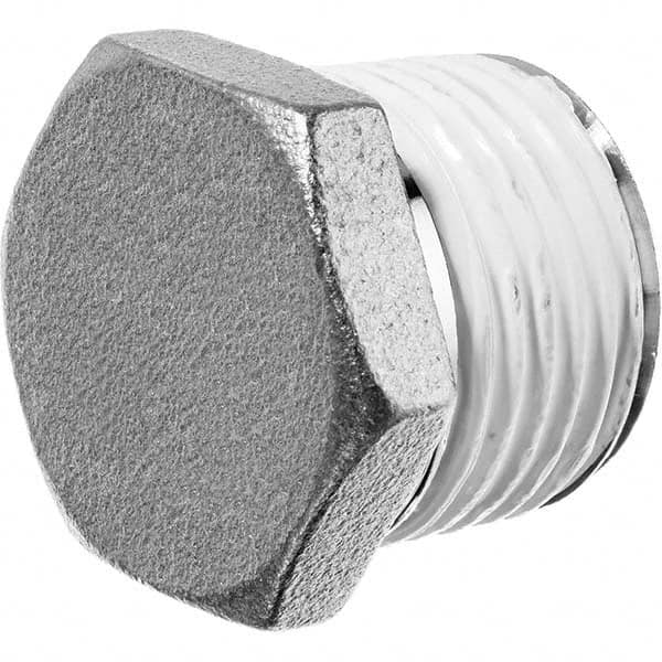 USA Sealing - 3/8" Galvanized Steel Pipe Hex Head Plug - First Tool & Supply