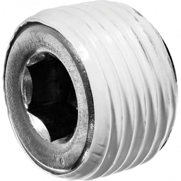 USA Sealing - 3/8" Galvanized Steel Pipe Hex Socket Plug - First Tool & Supply