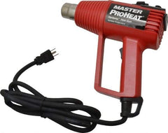 Master Appliance - 130 to 1,000°F Heat Setting, 16 CFM Air Flow, Heat Gun - 120 Volts, 11 Amps, 1,300 Watts, 6' Cord Length - First Tool & Supply