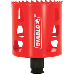 Freud - 2-1/2" Diam, 2-3/8" Cutting Depth, Hole Saw - Bi-Metal Saw, Toothed Edge - First Tool & Supply