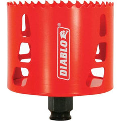 Freud - 3-1/4" Diam, 2-3/8" Cutting Depth, Hole Saw - Bi-Metal Saw, Toothed Edge - First Tool & Supply