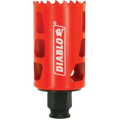 Freud - 1-5/8" Diam, 2-3/8" Cutting Depth, Hole Saw - Bi-Metal Saw, Toothed Edge - First Tool & Supply