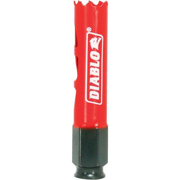 Freud - 3/4" Diam, 2-3/8" Cutting Depth, Hole Saw - Bi-Metal Saw, Toothed Edge - First Tool & Supply