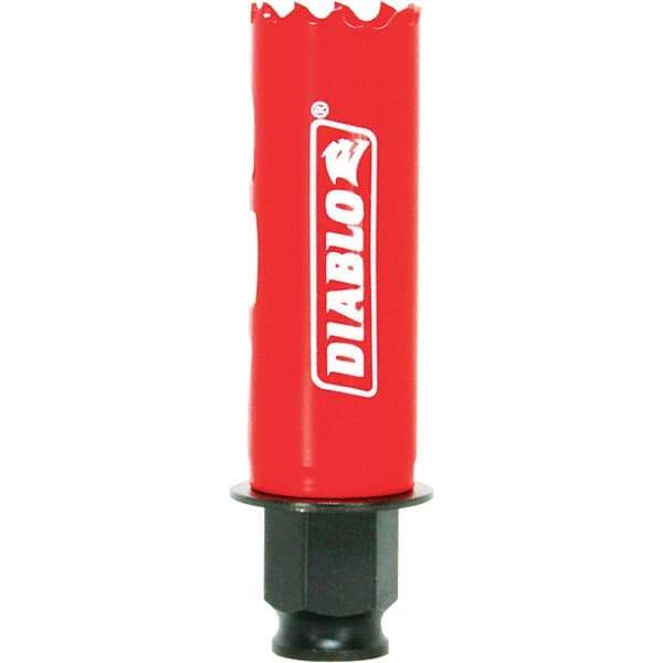 Freud - 1" Diam, 2-3/8" Cutting Depth, Hole Saw - Bi-Metal Saw, Toothed Edge - First Tool & Supply