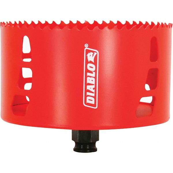 Freud - 4-3/4" Diam, 2-3/8" Cutting Depth, Hole Saw - Carbide-Tipped Saw, Toothed Edge - First Tool & Supply