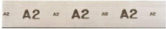 Starrett - 36 Inch Long x 1 Inch Wide x 1 Inch Thick, Tool Steel Air Hardening Flat Stock - + 0.25 Inch Long Tolerance, + 0.000-0.005 Inch Wide Tolerance, +/- 0.001 Inch Thickness Tolerance, +/- 0.001 Inch Square Tolerance, AISI Type A2 Air Hardening - First Tool & Supply