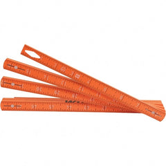 Wiha - Folding Rules Overall Length (Feet): 6.50 Graduation (Inch): 1/16 - First Tool & Supply