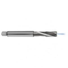 M10x1.0 6H 3-Flute Carbide Semi-Bottoming 15 degree Spiral Flute Tap-Bright - First Tool & Supply