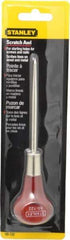 Stanley - 6-1/16" OAL Steel Scratch Awl - Hardwood Handle - First Tool & Supply