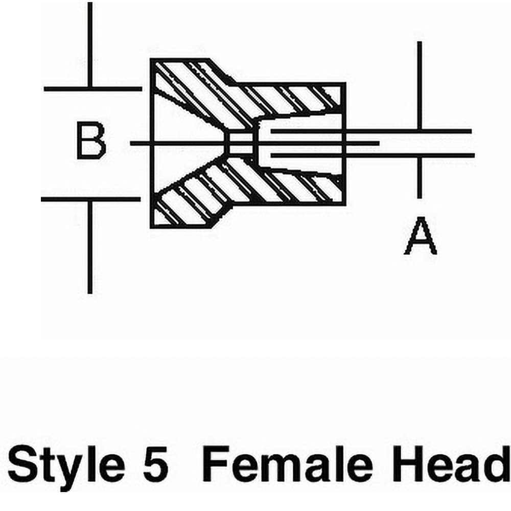 Riten - Lathe Center Points, Tips & Accessories; Product Type: Point ; Center Compatibility: Live Center ; Point Style: Female Point ; Minimum Point Diameter (Inch): 1/8 ; Minimum Point Diameter (Decimal Inch): 0.1250 ; Maximum Point Diameter (Decimal In - Exact Industrial Supply