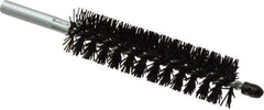 Schaefer Brush - 4" Brush Length, 1" Diam, Nylon Single Stem, Single Spiral Condenser Tube Brush - 6-1/4" Long, Nylon, 12-24 Female Connection - First Tool & Supply