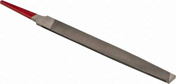 Simonds File - 4" Long, Second Cut, Mill American-Pattern File - Single Cut, Tang - First Tool & Supply