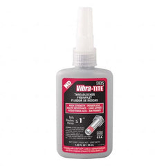 Vibra-Tite - 50 mL Bottle, Red, High Strength Primerless Threadlocker - First Tool & Supply