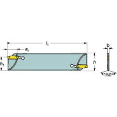 N123E15-21A2 CoroCut® 1-2 Blade for Parting - First Tool & Supply