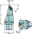 C6-DDMNL-33120-15 Capto® and SL Turning Holder - First Tool & Supply