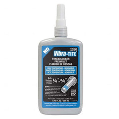 Vibra-Tite - 250 mL Bottle, Blue, Medium Strength High Temp Threadlocker - First Tool & Supply