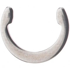 Rotor Clip - 5/8" Shaft Diam, 0.563" Groove Diam, Stainless Steel External C Style Retaining Ring - First Tool & Supply