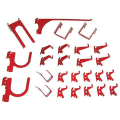 Wall Control - Pegboard Hook Sets For Use With: Any Wall Control Broad & Industrial Pegboard Contents: (26) Assorted Slotted Pegboard Hooks & Brackets - First Tool & Supply