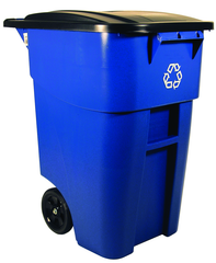 50 Gallon Brute Recycling Container with Lid - First Tool & Supply