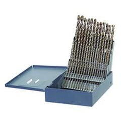 60 Pc. #1 - #60 Wire Gage Cobalt Surface Treated Jobber Drill Set - First Tool & Supply