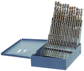 60 Pc. #1 - #60 Wire Gage HSS Surface Treated Jobber Drill Set - First Tool & Supply