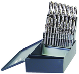 29 Pc. 1/16" - 1/2" by 64ths HSS Surface Treated Screw Machine Drill Set - First Tool & Supply