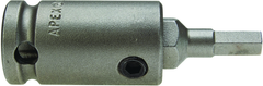 #SZ-42 - 1/2" Square Drive - 1/2" M Hex - 2-1/2" Overall Length SAE Bit - First Tool & Supply