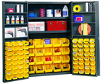 48 x 24 x 72'' (84 Bins Included) - Bin Storage Cabinet - First Tool & Supply