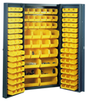 38 x 24 x 72'' (132 Bins Included) - Bin Storage Cabinet - First Tool & Supply