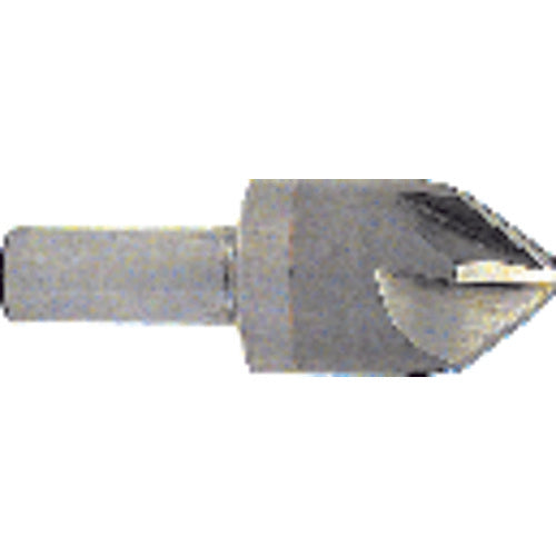 ‎3/4″ Size-1/2″ Shank-120° 6 Flute Chatterless Countersink - First Tool & Supply