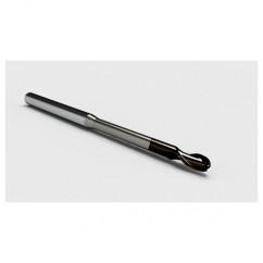 .050 Dia. - .075" LOC - 1-1/2" OAL 2 FL Ball Nose Carbide End Mill with .300 Reach-Nano Coated - First Tool & Supply