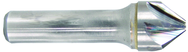 1/2" Size-3/8" Shank-90°-Carbide 6 Flute Chatterless Countersink - First Tool & Supply
