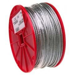 1/4" 7X19 CABLE GALVANIZED WIRE 250 - First Tool & Supply