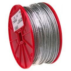 1/8" 7X7 CABLE GALVANIZED WIRE 500 - First Tool & Supply