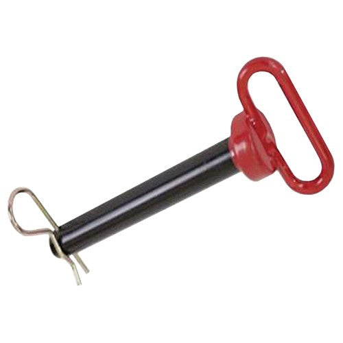 5/8″ × 4″ Red Handle Hitch Pin with Clip - First Tool & Supply