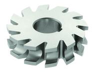 1/2 Radius - 4-1/8 x 1-9/16 x 1-1/4 - HSS - Concave Milling Cutter - 10T - TiN Coated - First Tool & Supply
