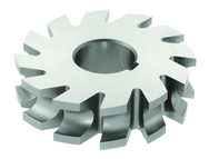 9/16 Radius - 4-1/8 x 1-11/16 x 1-1/4 - HSS - Concave Milling Cutter - 10T - TiAlN Coated - First Tool & Supply