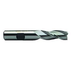 1 Dia. x 4-1/2 Overall Length 3-Flute Square End High Speed Steel SE End Mill-Round Shank-Center Cut-Uncoated - First Tool & Supply