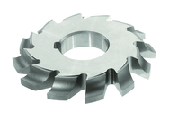 1/2 Radius - 4-1/4 x 3/4 x 1-1/4 - HSS - Left Hand Corner Rounding Milling Cutter - 10T - TiAlN Coated - First Tool & Supply