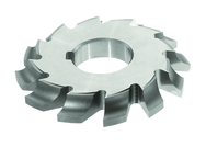 3/4 Radius - 4-1/2 x 1-1/8 x 1-1/4 - HSS - Left Hand Corner Rounding Milling Cutter - 10T - TiN Coated - First Tool & Supply