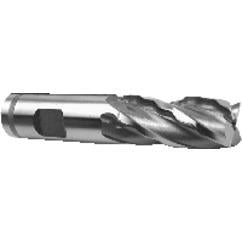 1/2" Dia. - 5" OAL - M42 - Non-Center Cut SE EM - 4 FL - First Tool & Supply