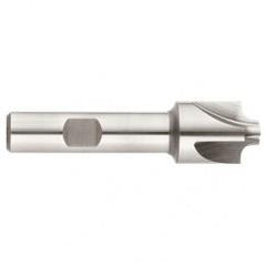 1/2" Radius - 1-1/2 x 1" Shank - Cobalt - Corner Rounding EM - 4 FL Uncoated - First Tool & Supply