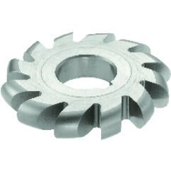 1/2 Radius - 6 x 1 x 1-1/4 - HSS - Convex Milling Cutter - Large Diameter - 14T - TiN Coated - First Tool & Supply