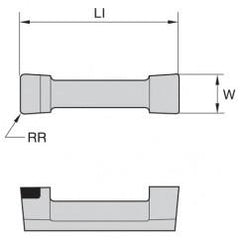 528301 1/8 WOC .010 CR INS DOGBONE - First Tool & Supply