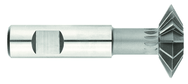 1" x 5/16 x 1/2 Shank - HSS - 60 Degree - Double Angle Shank Type Cutter - 12T - TiN Coated - First Tool & Supply